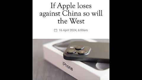 If Apple loses against China so will the West