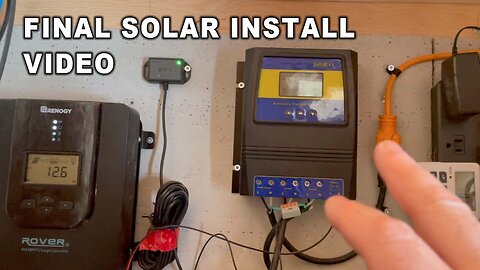 Final Chicken Coop Solar Install Video