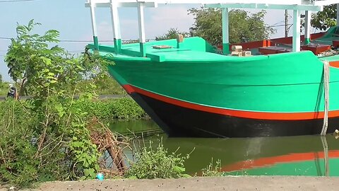 Galangan Kapal Nelayan Jumbo Karangsong Indramayu | most dangerous fishing shipyard #fishing #Boat