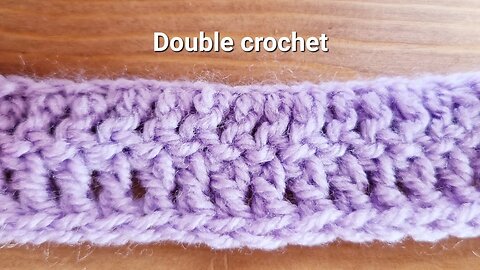 How to double crochet. (In the UK this is called treble crochet).