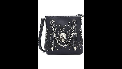 Mary Frances Accessories – Crossbody Handbag – Sugar Rush Beaded Sugar Skull Purse for Women –...