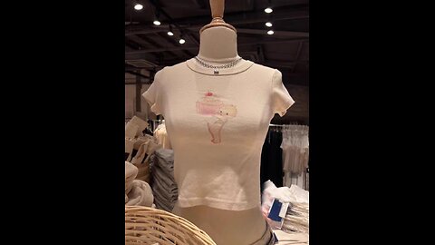 SALE!! Cupcake Angel Baby Print Slim T-Shirts