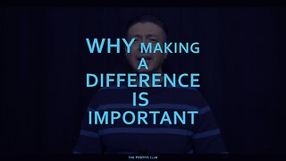 why making a difference is important