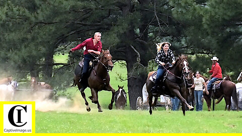 The Alamo Horse Race - The 1836 Chuckwagon Races 2022 | Sunday