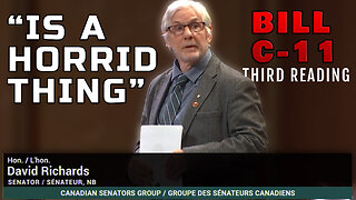 Bill C-11 Powerful Speech : Sen. David Adams Richards