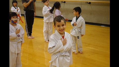 My Grandsons at Tae Kwon Do