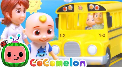 Wheels ontha Bus|Toy Play Learning @cocomelon Nursery Rhythm & Kids Songs #COCOMELON #Moonbug kis#