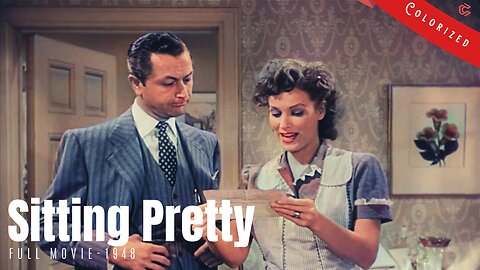 Sitting Pretty -1948 American comedy film | Colorized | Full Moive | Robert Young, Maureen O'Hara