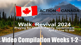 A4C Walk4Revival 2024 Prayer Walk Campaign Weeks 1-2 Video Compilation