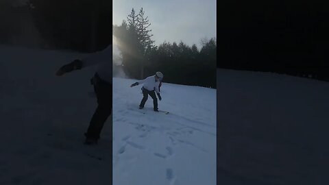 Sick Snowboard Jump
