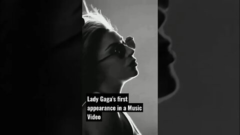🟡 Lady Gaga's First Music Video Appearance | #shorts #ladygaga #musicvideo #facts #musicfacts