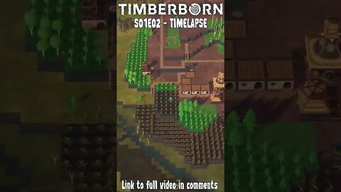📽️ Timberborn 🦫 S01E02 FULL TIMELAPSE! 🤖 A.I. Procedural generate map!
