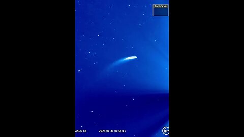 Watch Giant COMET 96P hurling toward the sun