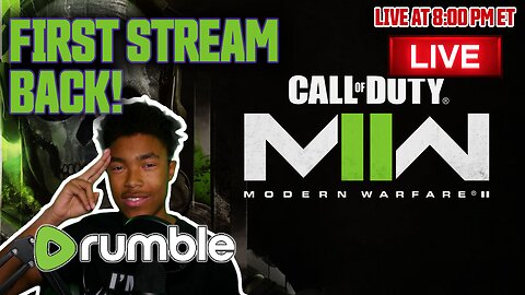FIRST STREAM BACK! COD MW2 - Rumble Gaming Exclusive