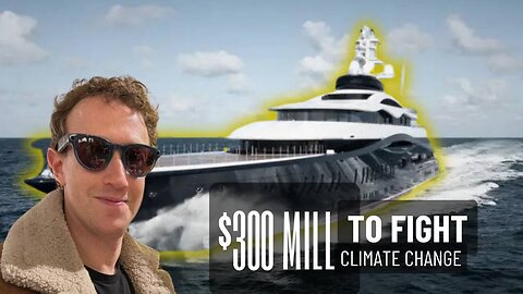 Zuckerberg Unveils New Mega Yacht To Fight Climate Change