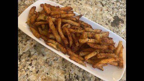 Crunchy Parmesan Crusted Fries using the Ninja XL Pro air oven