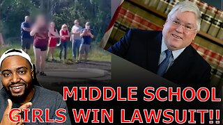 Middle School Girls WIN LAWSUIT After BANNED From Track Team For PROTESTING Against Trans Athlete!