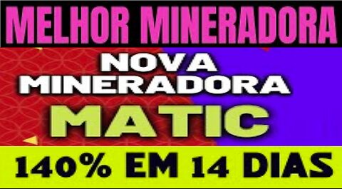 Mineradora Matric Ultra | GANHE +140%EM APENAS 14 DIAS | GANHE 140%+20% SEM RETIRADA DE DIVIDENDOS