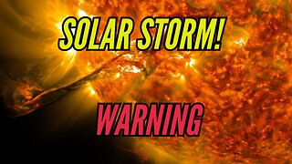 SOLAR STORM WARNING FOR FRIDAY