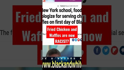 OUTRAGE over Aramark serving Fried Chicken & Waffles during Black History Month!