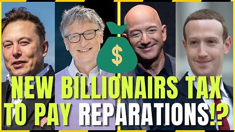 New Wealth Tax to Pay for Black Reparations!!