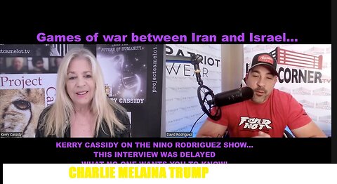 KERRY CASSIDY ON WITH NINO RODRIGUEZ: IRAN VS. ISRAEL THE GAME