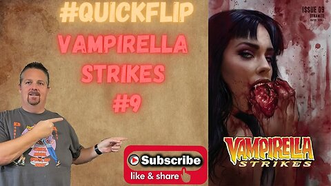 Vampirella Strikes #9 Dynamite #QuickFlip Comic Book Review Tom Sniegoski,Jonathan Lau #shorts