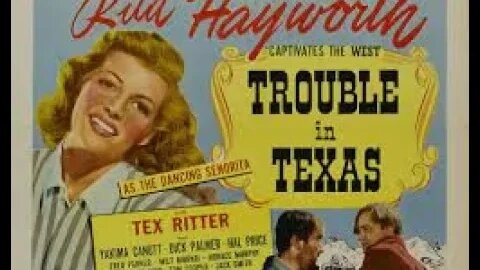 Trouble In Texas 1937 Colorized (Tex Ritter, Rita Hayworth)