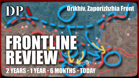 [ Frontline Review ] ROBOTYNE-VERBOVE, Orikhiv Sector, Zaporizhzhia Front - changes over time