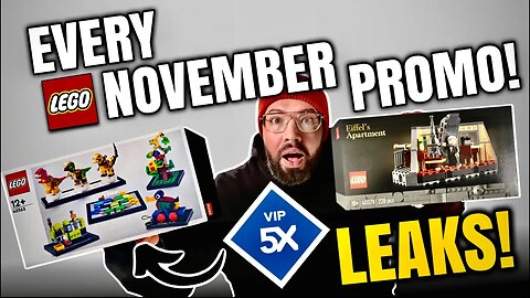 Every LEGO Promo LEAKS for NOVEMBER 2022 | 5X VIP! LEGO House Tribute GWP and MORE!