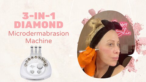 3in1 Diamond Microdermabrasion for Home Use