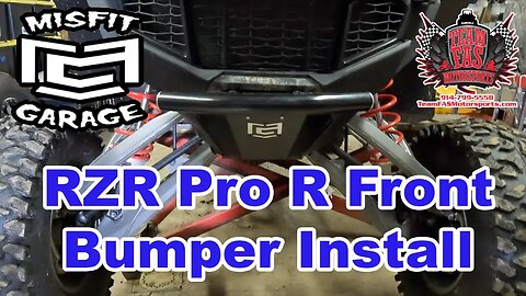 MisFit Garage's RZR Pro R Front Bumper: Step-by-Step Installation