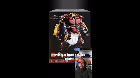 FUNNIEST😂 LEGO Marvel Hulkbuster REACTIONS! #shorts #legoleaks #legomarvel