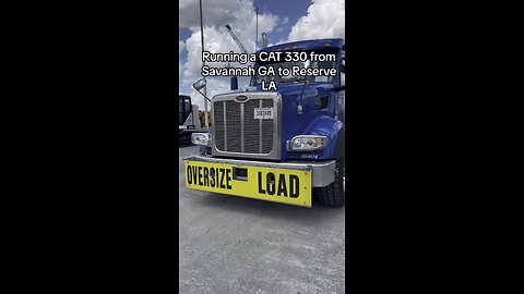 Moving a CAT 330 from GA to LA