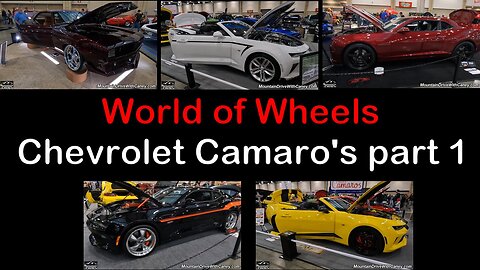 01-06-24 World of Wheels in Chattanooga TN - Chevrolet Camaros part 1