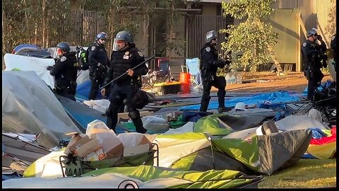 Police Take Over UCSD Pro Hamas Encampment