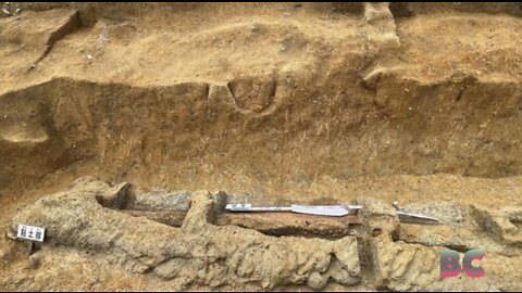 Seven-Foot Sword Unearthed From 1,600-Year-Old Burial Mound in Japan