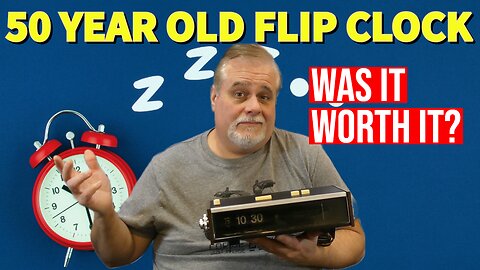 Best Flip Clock Radio Restoration You'll Ever See | Retro Repair Guy Episode 35