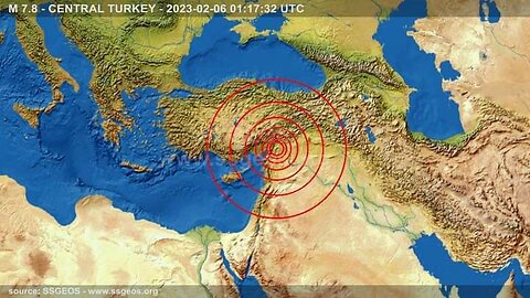 Terrifying devastating earthquake hits Syria and Turkey February 6th 2023