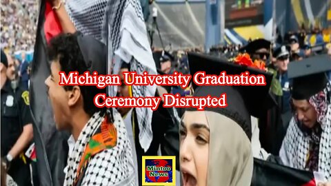 University of Michigan protesters interrupt graduation ceremonies