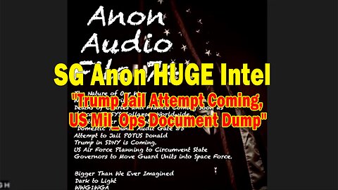 SG Anon HUGE Intel May 1: Trump Jail Attempt Coming, US Mil_Ops Document Dump, USAR Subterranean War