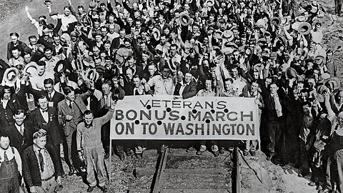 Douglas MacArthur DECLARED WAR ON VETERANS IN THE STREETS OF THE CAPITOL--D.C.