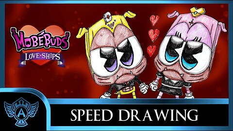 Speed Drawing: MobéBuds Love ships Willpy X Jadea | A.T. Andrei Thomas 2023