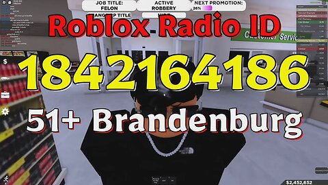 Brandenburg Roblox Radio Codes/IDs