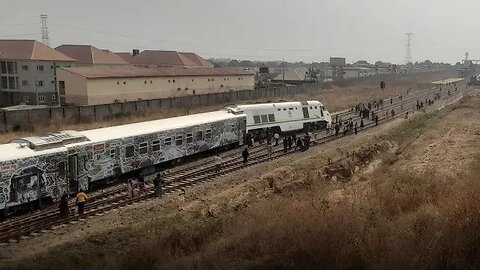 Just In: Kaduna-Abuja train derails at Kubwa train station, Abuja.