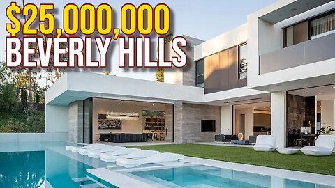 Touring $25,000,000 Beverly Hills Mega Mansion