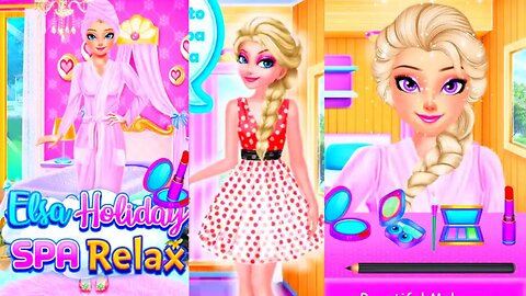 Ice queen spa Beauty salon/spa/salon/dressup/makeup/hair salon/girl games/new game 2023 @TLPLAYZYT