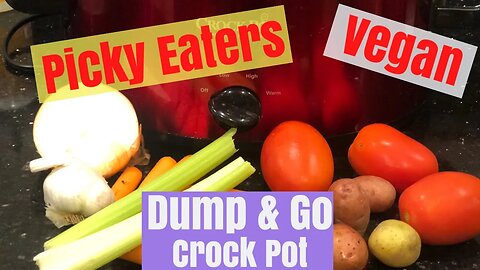 Dump & Go Crock Pot Recipes 🌮🍵 Quick & Easy Vegan Friendly Recipes for Kids with Texture Issues
