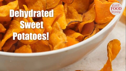 Dehydrated Sweet Potato Treats: Human + Dog Approved