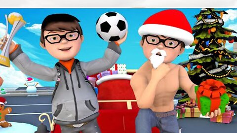 Goodboy_Nick_Fat_and_his_Gift_From_Santa_-_Scary_Teacher_3D_Challenge_Nick_Fat